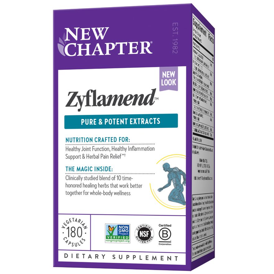 Zyflamend® 180 Vegetarian Capsules New Chapter® (image for) Zyflamend® 180 Vegetarian Capsules New Chapter®